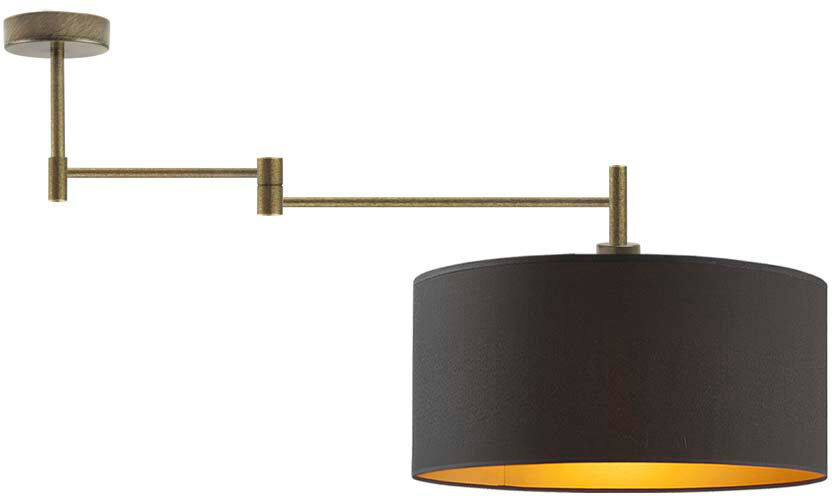 Fairmont Park Scot Semi Flush Mount Brown 37cm H X 90cm W X 90cm D
