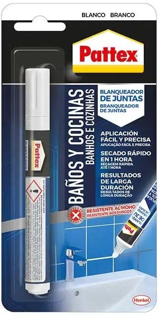Pattex Rotulador Blanqueador Juntas 7Ml