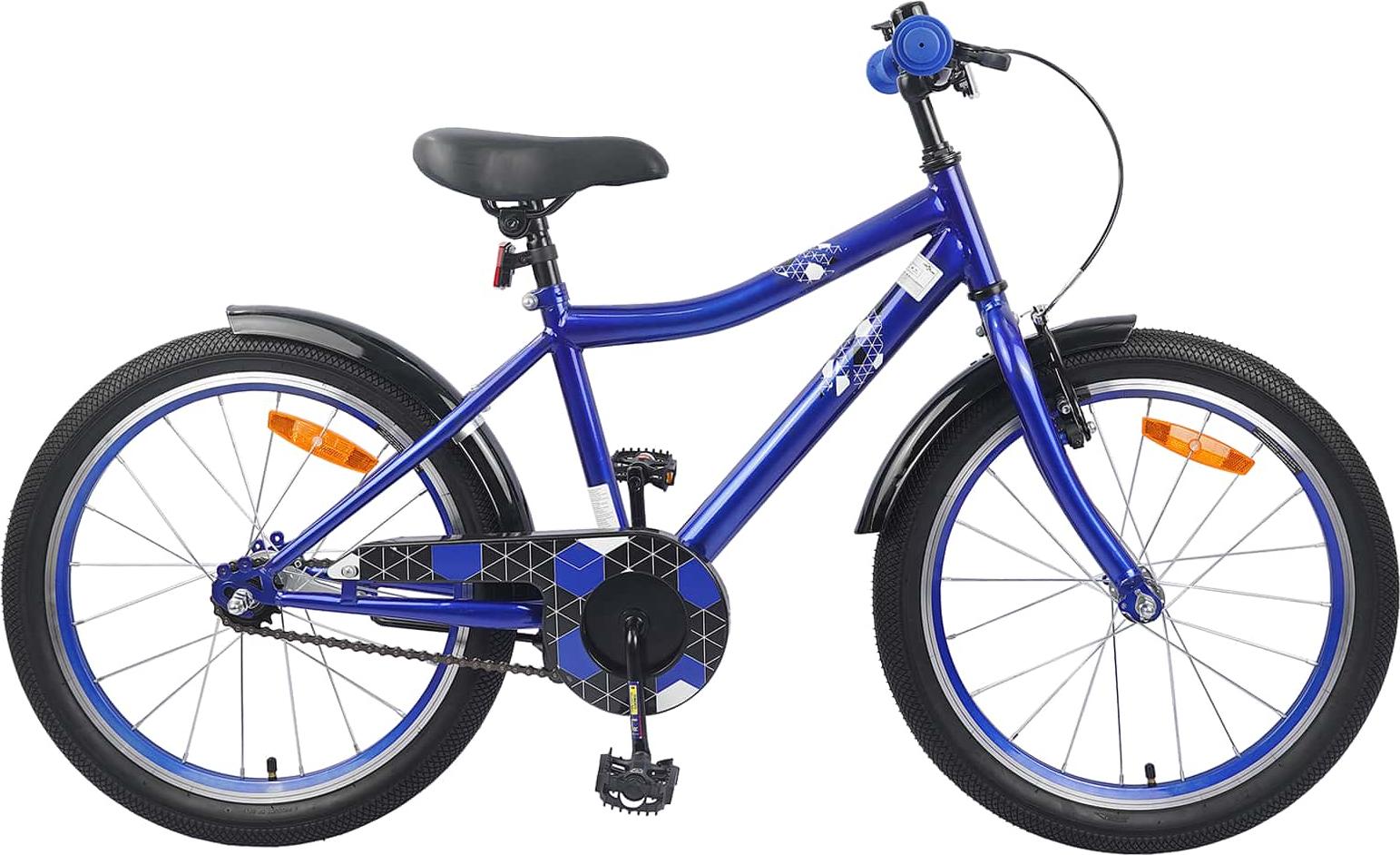 Kinderfahrrad 20 Zoll für 6-11 Jahre alt Dunkelblau