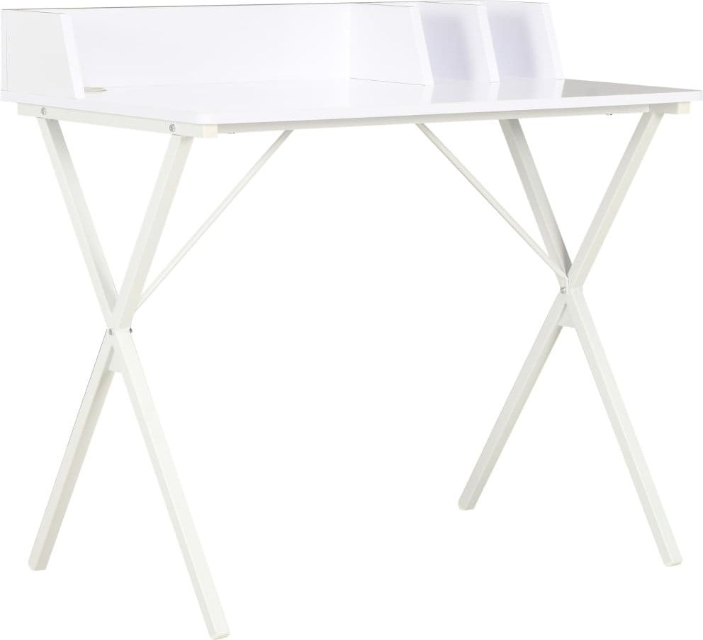 vidaXL Computerbureau, wit, B/D/H: 80 x 50 x 84 cm