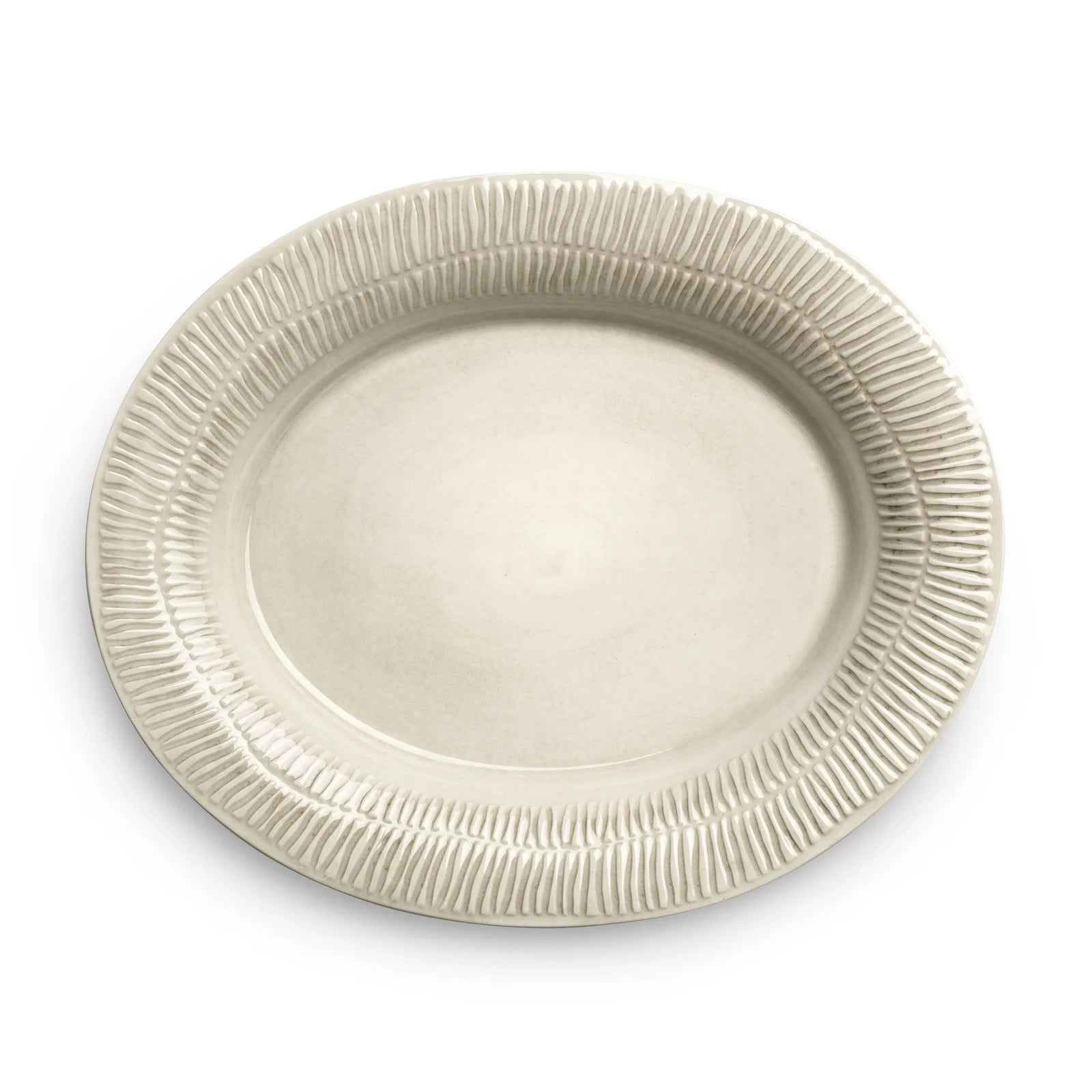 Mateus Stripes schotel Sand B: 35 cm, D: 30 cm