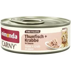 animonda Feine Filets 60g-Dose Katzennassfutter Thunfisch & Krabbe 24 x 60g