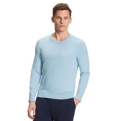 Strickpullover FALKE "FALKE Pullover", Herren, Gr. XXL, arctic sky (6253), Pullover Strickpullover