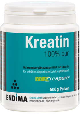 ENDIMA Vertriebsgesellschaft mbH KREATIN 100% Pur Pulver 500 g 01498344