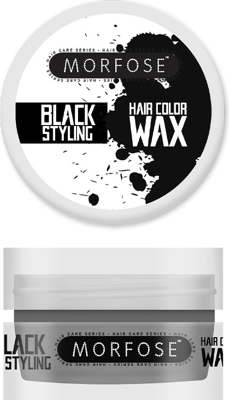Morfose Color Hair Wax Schwarz 100 ml MF-1759