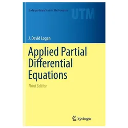 Applied Partial Differential Equations, Fachbücher von J. David Logan, logan, J. David, J David Logan