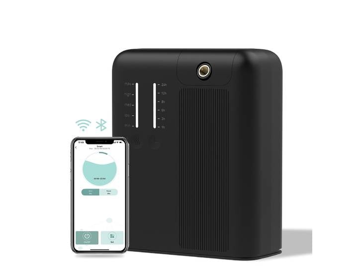 Diffuseur d'air frais NAMSTE 500m³ Diffuseur de parfum d'ambiance Diffuseur mural pour hôtel Diffuseur d'huiles parfumées intelligent WiFi