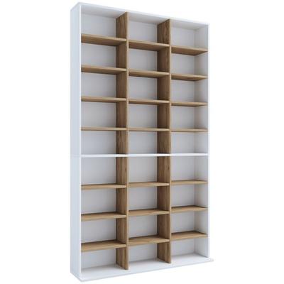 Holz CD DVD Standregal Bücherregal Regal Megosa XL