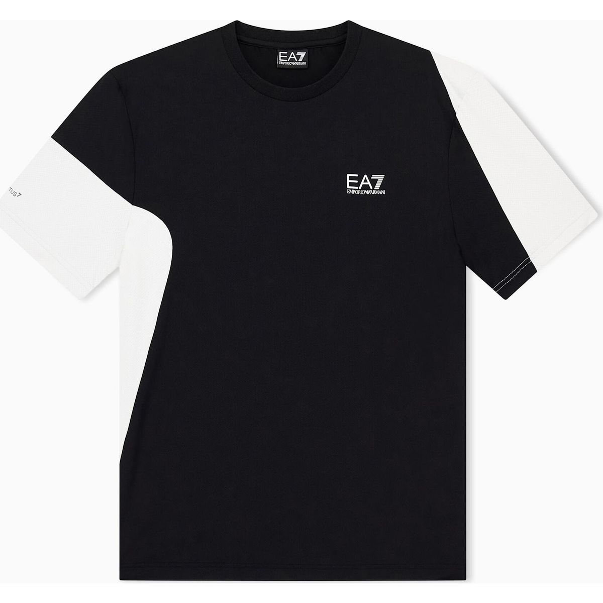 EA7 Tennis Pro M Tee Colourblock PA ST - Tennis Pro M Tee Colourblock PA ST black (UC001) 3XL 7M002492 AF13689-UC001-3XL