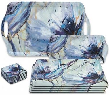 "Pimpernel Cork Placemat Coaster Tray Set - 1"" H x 4"" L x 4"" W"