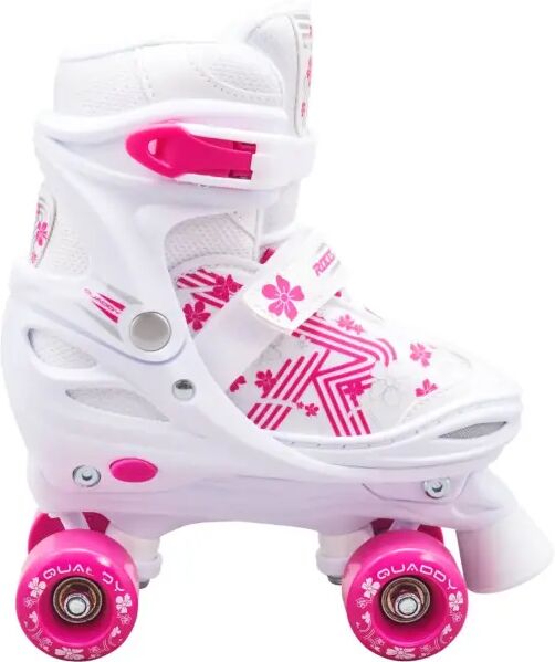 Roces Quaddy 3.0 Verstellbar Girls Rollschuhe (Weiß - 26-29)