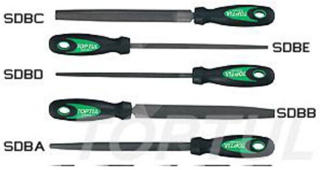 Feile TOPTUL 200mm, flach
