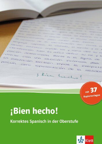 Christoph Wurm - ¡Bien hecho!: Korrektes Spanisch in der Oberstufe - Preis vom 09.10.2026 07:28:09 h