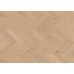 ter Hürne Estate Collection Parkett Eiche Het Zand ausgeglichen gebürstet Chevron 600x14x120 mm