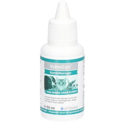 Vulnocyn KombiReiniger Antiseptikum f.Kleintiere 50 ml Flüssigkeit