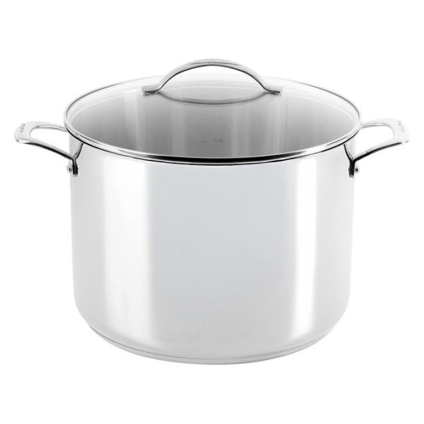 Scanpan - STS Stock Pot with Lid - Induction - 30 cm/15 L - Stainless Steel (Kochtopf, Edelstahl) (75503000)