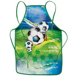 ROTH Kinder-Malschürze »Fußball« blau / grün Einheitsgröße blau