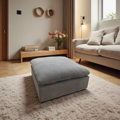 ZWYO HOSIMU "40"" Polyester Blend Ottoman with Compressed Foam & Expandable Design"