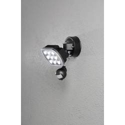 Konstsmide 7692-000 LED-Außenstrahler mit Bewegungsmelder 9 W Leuchtfarben: Warmweiß