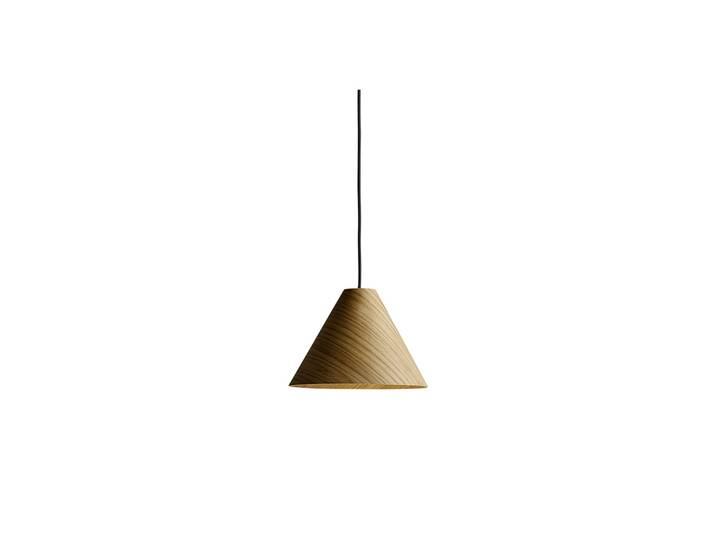 30 Degrees Pendelleuchte S Natural/Soft Black - HAY - Wohnzimmer - Holz