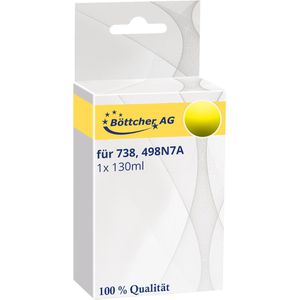 kompatibel für HP 738, 498N7A, 130ml, gelb