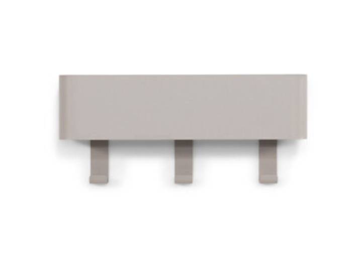 Spinder Design Garderobenleiste Hesta taupe Stahl H 12 cm - Garderobenleiste