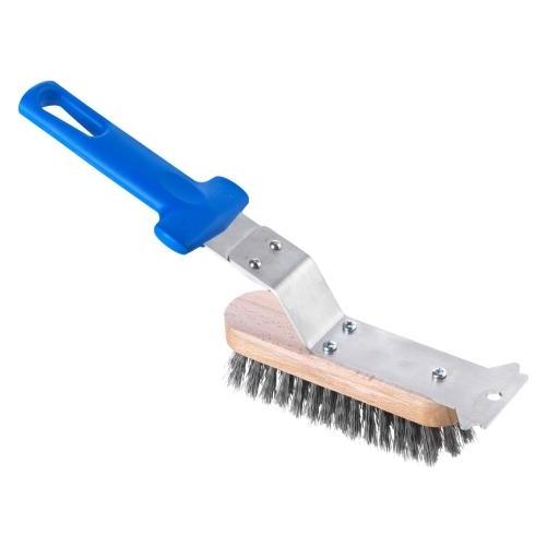 Gi Metal Brush for grills. Stainless steel bristles.With scraper (AC-SPG2)