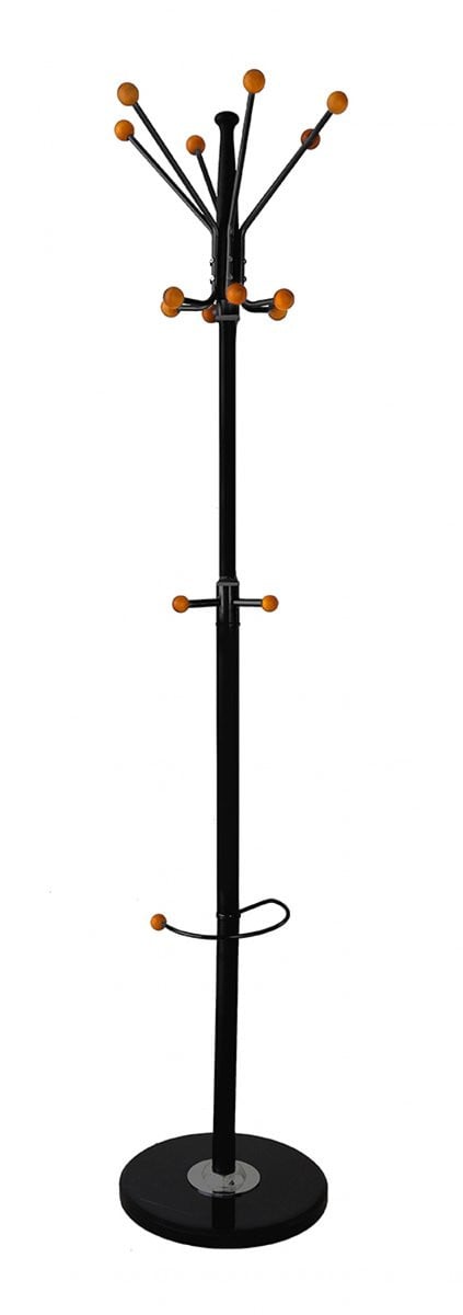 OFFICE products kapstok Stockholm met parapluhouder, zwart