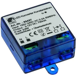 Rutec Projekt LED Kontstantstrom-Konverter, IP20, 100-240V AC / sek. 700mA, 3-12V, 3-6W, schaltbar RUP-PHE427