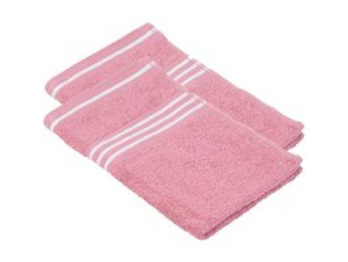 Gözze Petites serviettes Rio, par lot de 2, 30 x 50 cm chacune (vieux rose)