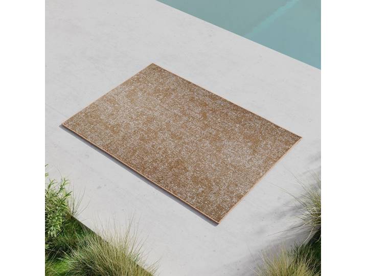 Outdoorteppich Viento Beige/Weiß ca. 120x170 cm
