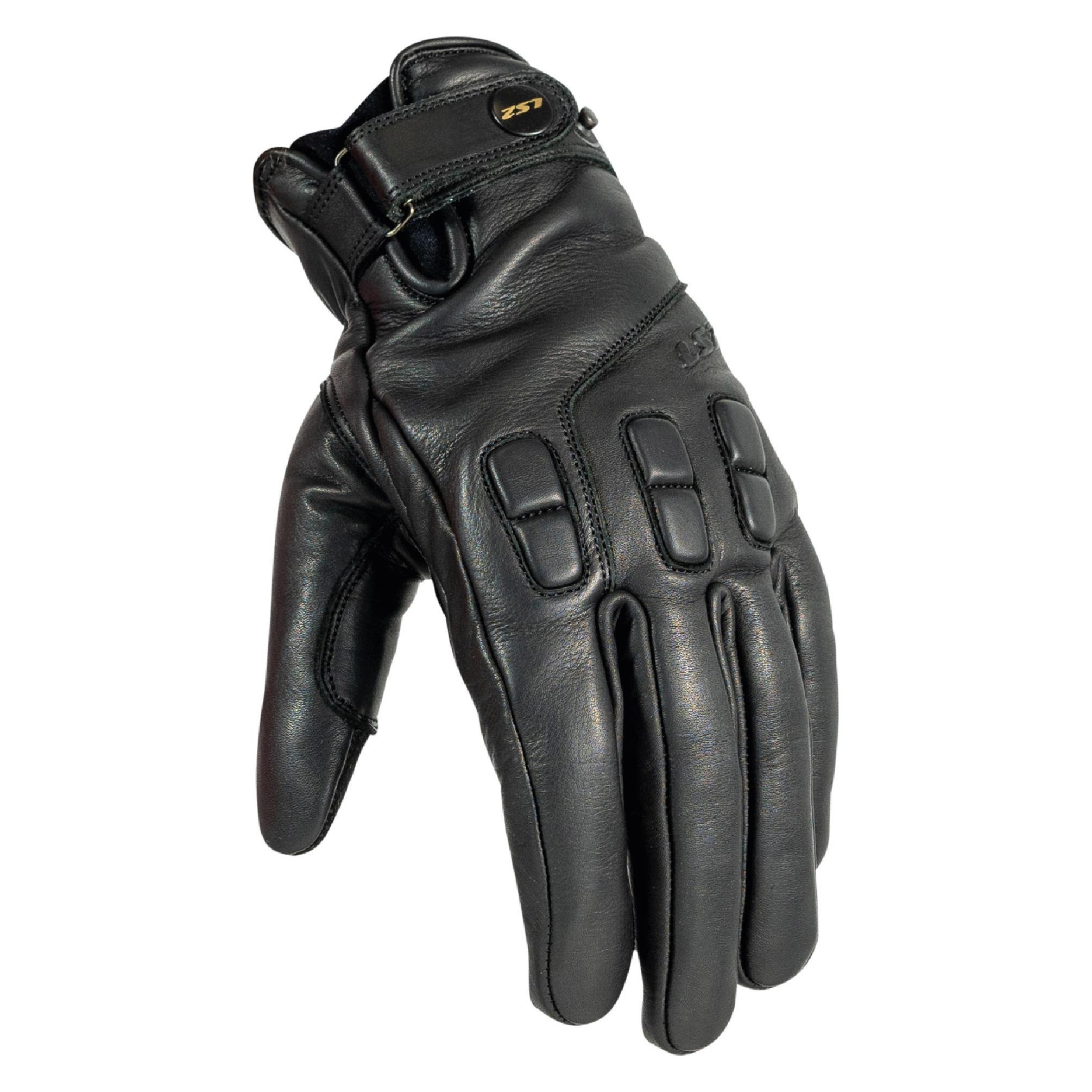 LS2 Jazz Motorrad Handschuhe, schwarz, M (Herren, M) (70200W0112M)