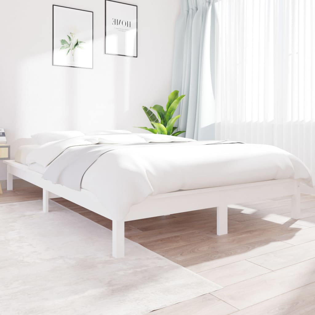 Alpen Home Schrader Solid Wood Bed white 150 x 200 cm