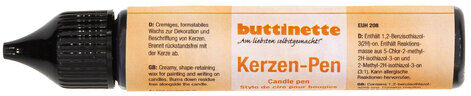 buttinette Kerzen-Pen, schwarz, 30 ml