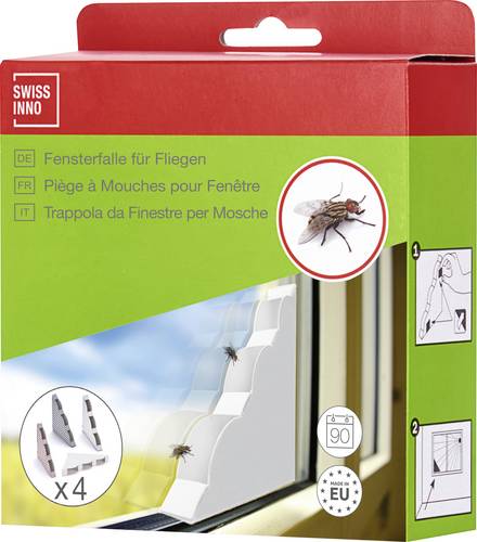 Swissinno Natural Control dekor 1 463 202 Fliegenfalle Klebefolie Verschiedenfarbig sortiert 4St.