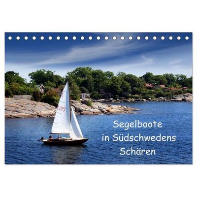 Segelboote in Südschwedens Schären (Tischkalender 2026 DIN A5 quer), CALVENDO Monatskalender