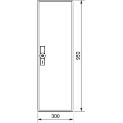 Hager Zählerschrank,universZ ZB21EW