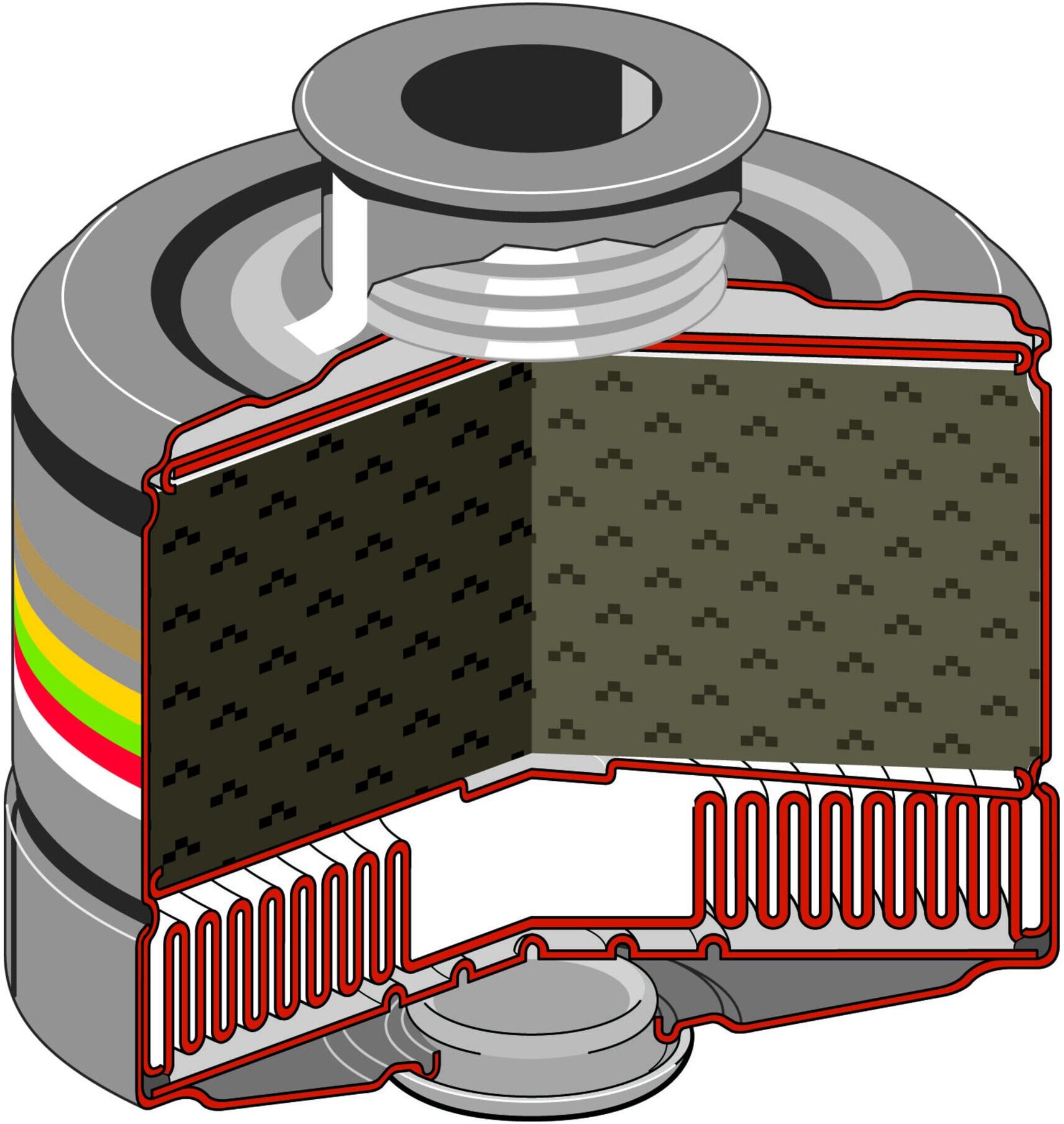 Dräger Safety Kombi-Filter Rd40 A2B2E2K2 Hg P3 R D (6738797)