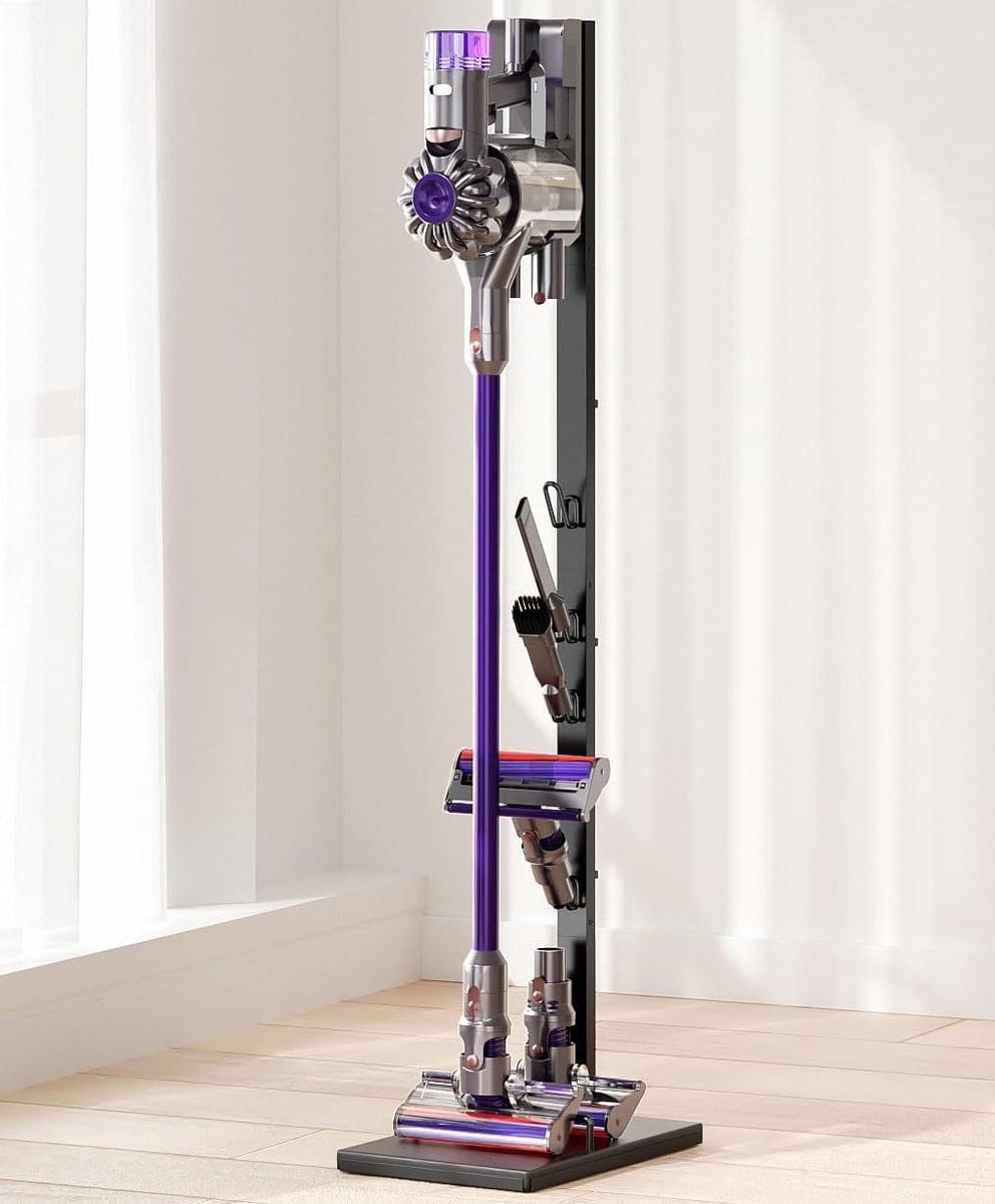 Allecto Premium Stofzuigerhouder standaard voor draadloze stofzuiger - Wit