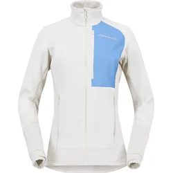 NORRONA LOFOTEN WARM2 WOMEN Zip Fleece 2027 whisper white/allure - L