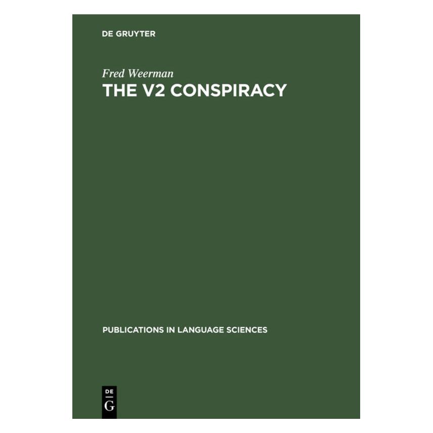 De Gruyter Weerman:The V2 Conspiracy (Englisch, Hardcover, Fred Weerman) (67761330)