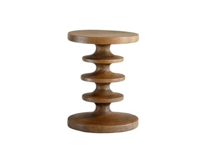 YCCHAH Sofatisch Home Creative Massivholz B& Hotel Sofa Beistelltisch Balkon Kleiner Runder Tisch Wohnzimmer-Beistelltisch(A)