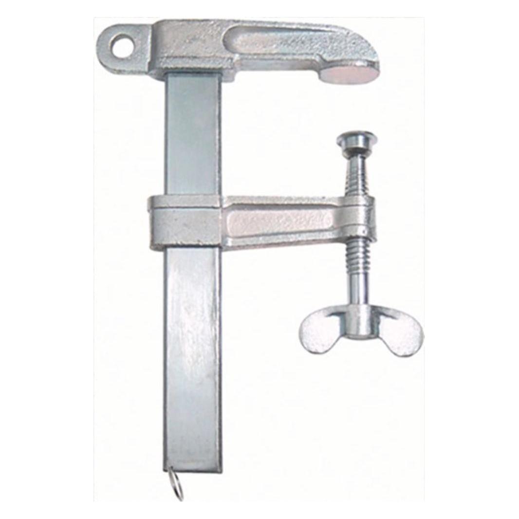 HP Autozubehör Polschweisszwinge 400 A 160 mm mit Flügelmutter (160 mm) (5161)
