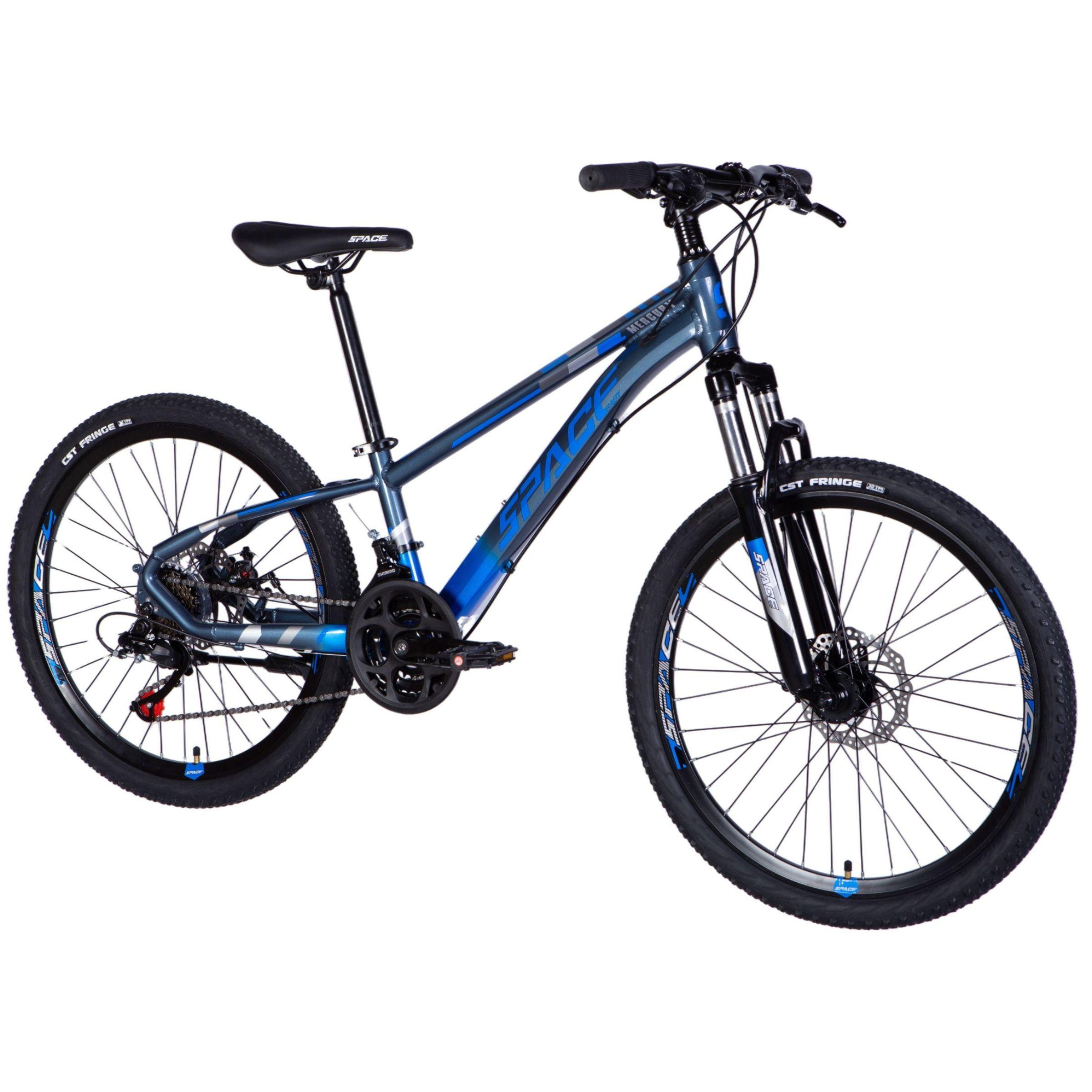 Kinderfahrrad Mercury Aluminium, 24", 130-160 cm, 21-Gang, Blau