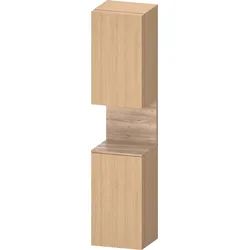 Duravit Collection One Hochschrank, Türanschlag links, 400x360x1760mm, Nische Eiche Mamoriert, QA1346L55300000, Farbe: Eiche Natur