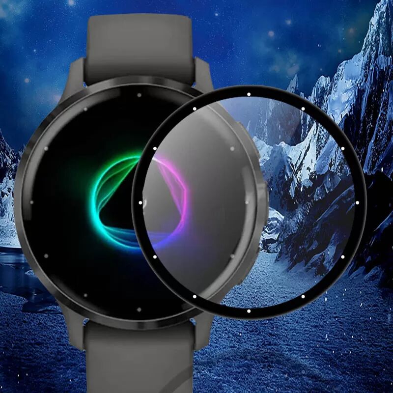 INF Garmin Venu 3S Displayschutzfolie, 3D Gebogenes Soft Film, 2er-Pack