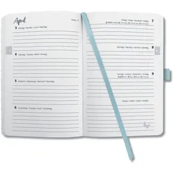 2x Jolie, Agenda, - Wochenkalender (A6, 1 Woche / 2 Seiten)