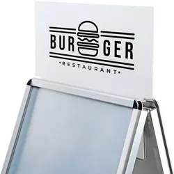 Topschild Topcard Aufsatzschild f. Kundenstopper Plakatständer CLASSIC A1