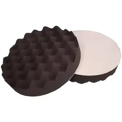 Rupes, Fahrzeugreinigung Zubehör, Sort Polerpude 200mm Vaflet Blød