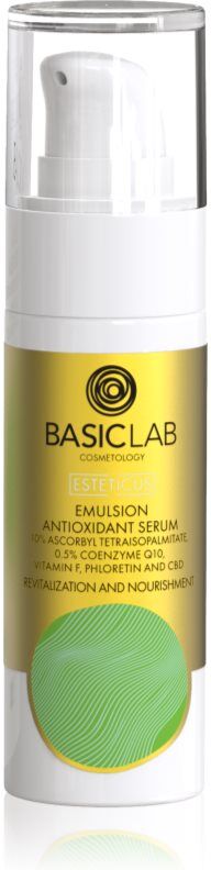 BasicLab Cosmetology Esteticus émulsion illuminatrice effet antioxydant 10% Vitamin C 30 ml